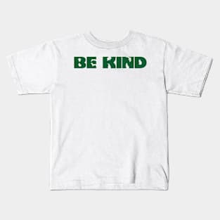 Be Kind to Animals, in Green Kids T-Shirt